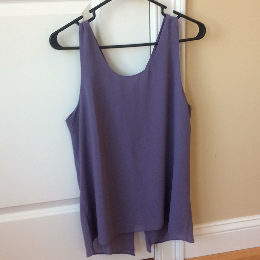 Purple Dressy Tank Top